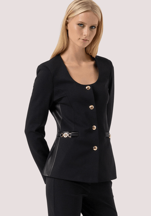 Giacca slim in mix di tessuti FR25WJ2006W78001 /53 FRACOMINA 