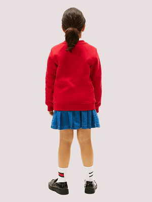 Felpa con logo frontale Tommy Hilfiger KS0KS00709J /XLG TOMMY HILFIGER 