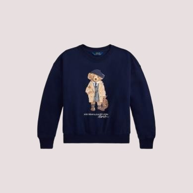 Felpa boxy in pile con orso polo 313979037 /1 RALPH LAUREN 