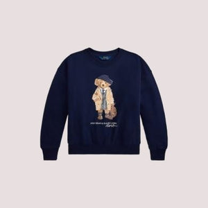 Felpa boxy in pile con orso polo 313979037 /1 RALPH LAUREN 