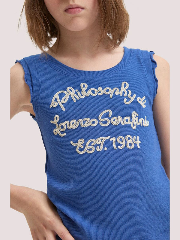 Canotta Ricamata Philosophy I1G614 7212 /54 PHILOSOPHY KIDS 