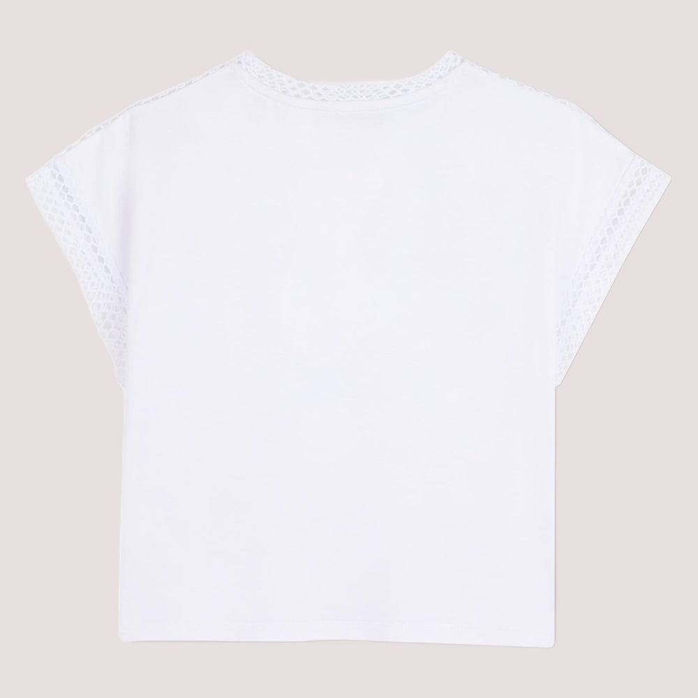 T-shirt con logo D62628 /10P DKNY 