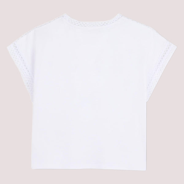 T-shirt con logo D62628 /10P DKNY 