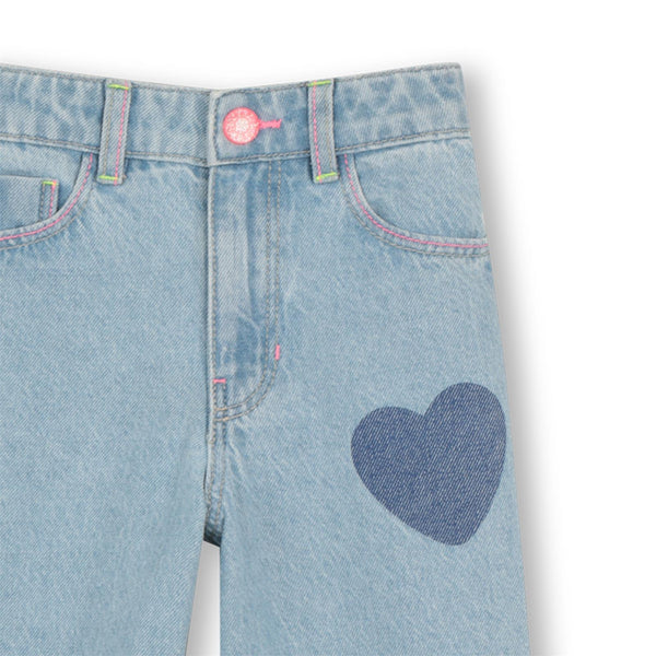 Pantalone in denim U21877 /Z18 BILLIEBLUSH 