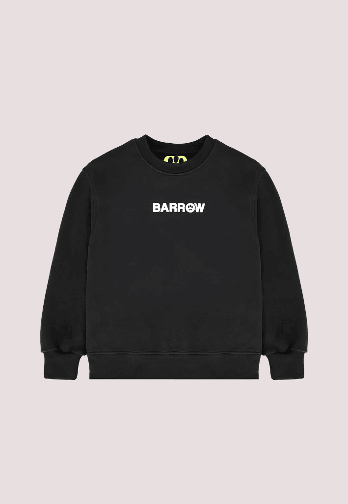 Felpa girocollo con logo F5BKJUSW161 /110 BARROW KIDS 