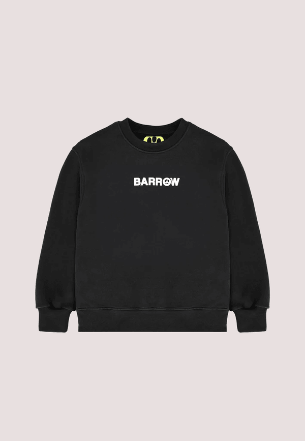 Felpa girocollo con logo F5BKJUSW161 /110 BARROW KIDS 