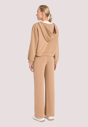 Completo loungewear felpa con cappuccio e pantaloni wide leg 252LI2QAA /12670 TWINSET 