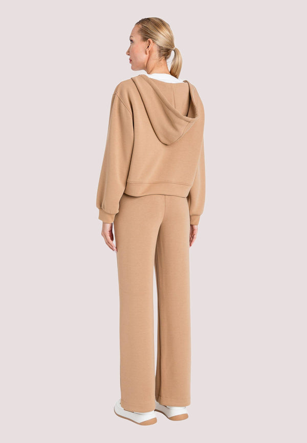 Completo loungewear felpa con cappuccio e pantaloni wide leg 252LI2QAA /12670 TWINSET 