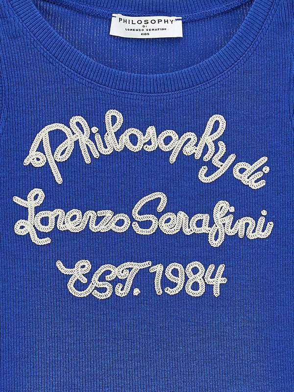 Canotta Ricamata Philosophy I1G614 7212 /54 PHILOSOPHY KIDS 