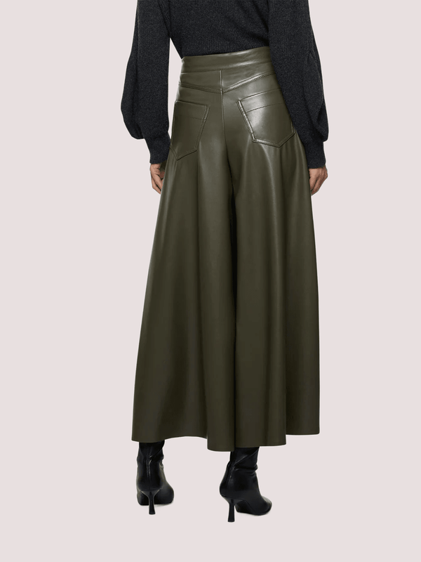 Pantagonna gamba ampia in ecopelle vegana A25CPPG00101 /V0164 SIMONA CORSELLINI 