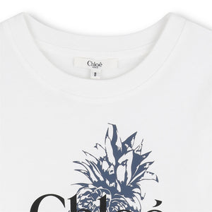T-shirt con stampa fantasia logata C20855 /117 CHLOE 