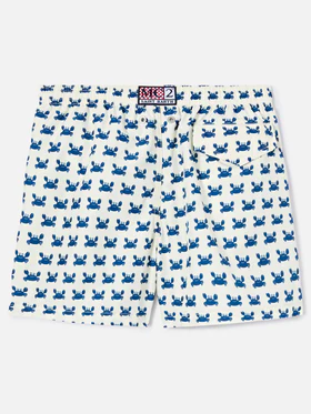 Costume jean lighting con stampa granchietti gang all-over JEA0004 /02059L MC2 SAINT BARTH 