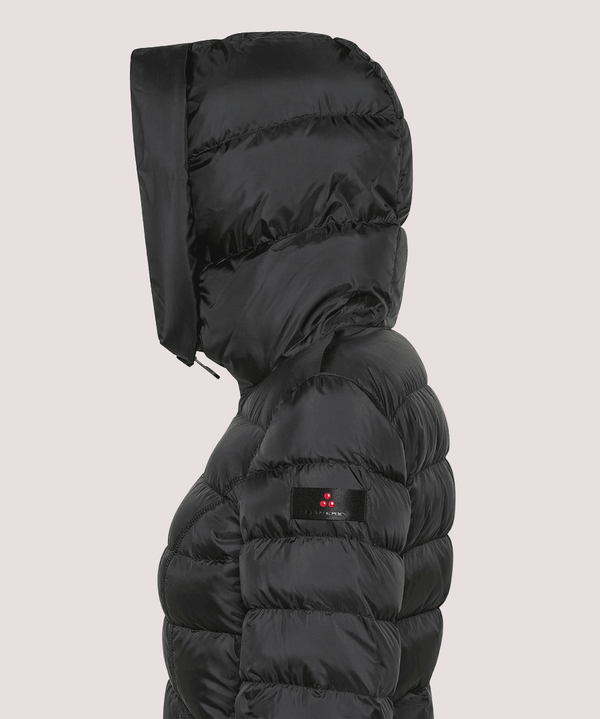 Piumino lungo in poliestere riciclato PED543701181967 /NER PEUTEREY 