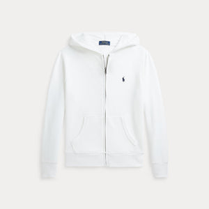 Felpa con cappuccio e zip intera in french terry 323964134 /001 POLO RALPH LAUREN 