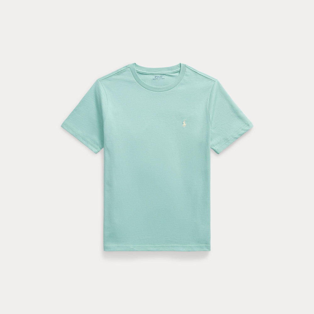 T-shirt in jersey di cotone con scollo a girocollo 323832904 /506 POLO RALPH LAUREN 