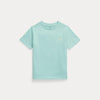 T-shirt in jersey di cotone con scollo a girocollo