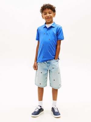 Polo con stampa all over Tommy Hilfiger KB0KB10422J /C6H TOMMY HILFIGER 