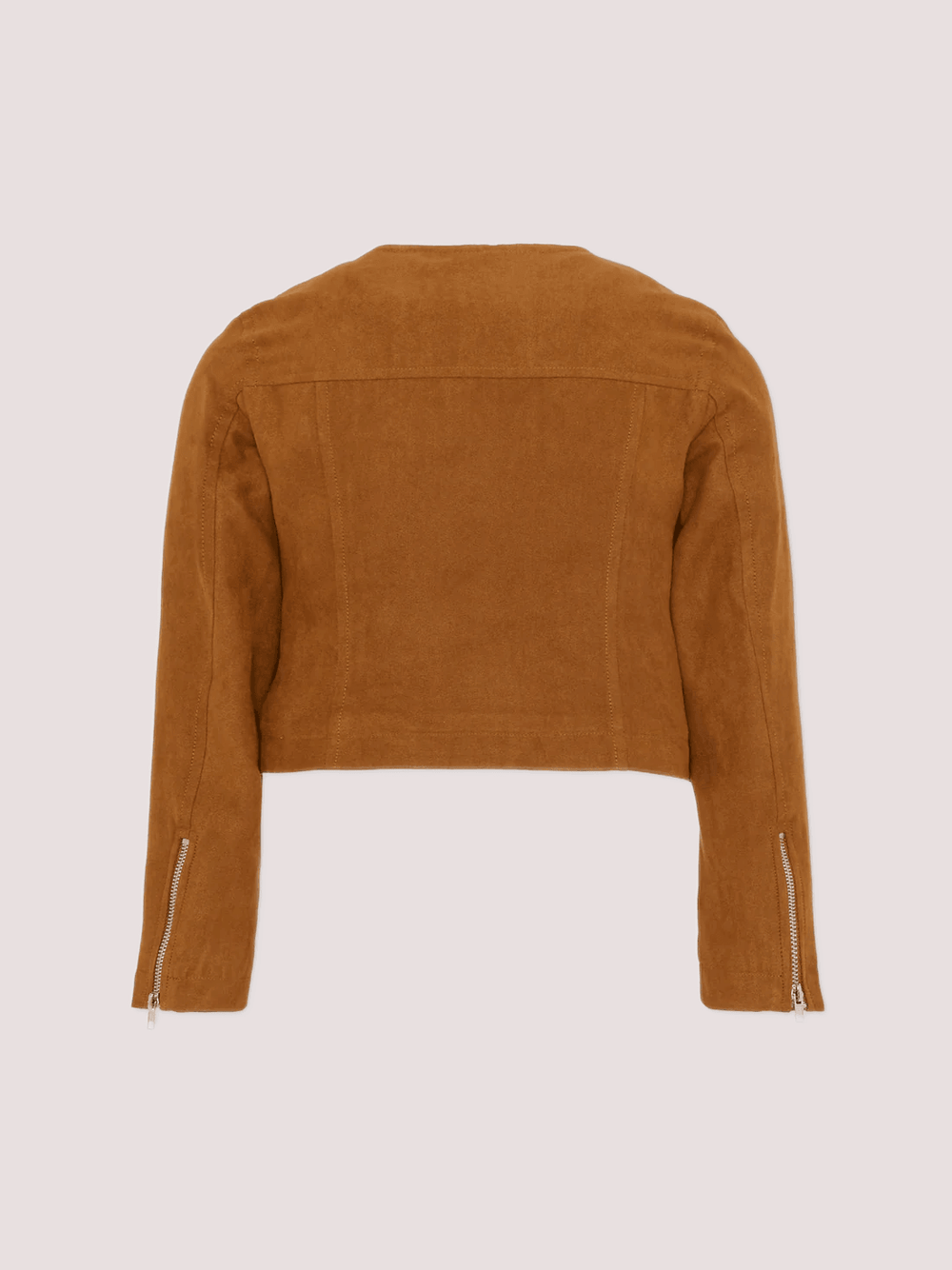 Giacca in suede con ricami floreali Z9G100 7731 /0005 ERMANNO SCERVINO KIDS 