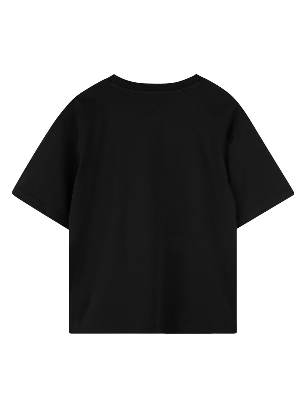 T-shirt bambino blu ardesia in cotone con stampa tigre