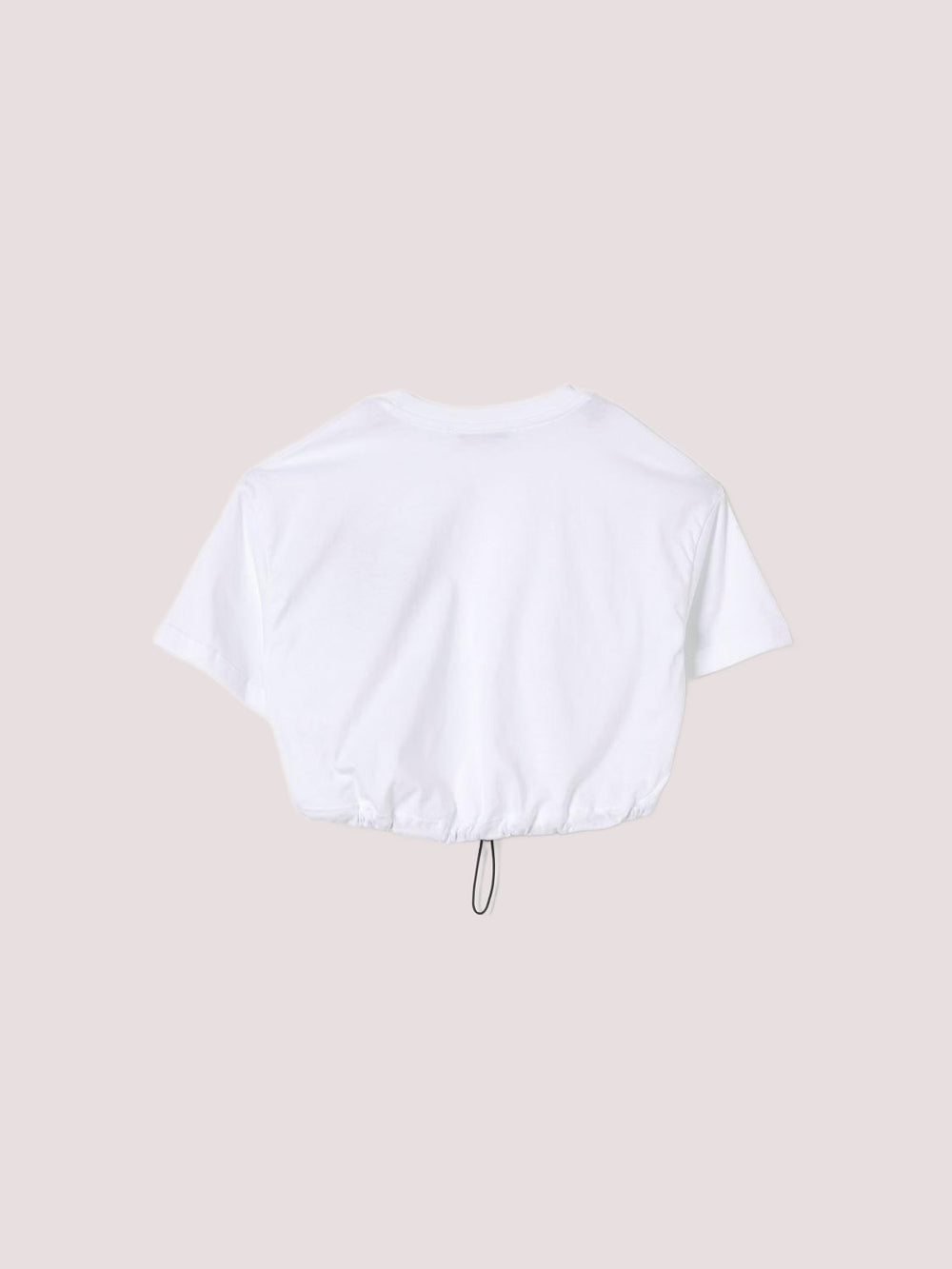 T-shirt cropped con stampa S6MSJGTH106 /001 MSGM KIDS 