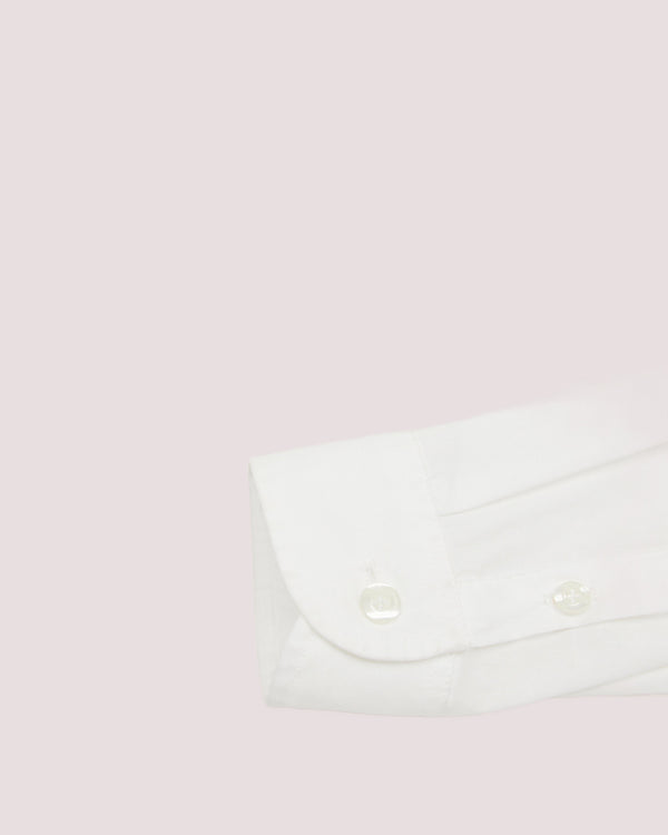 Camicia in popeline con ricamo aquila a tono 8N4CJ0 1N06Z /100 EMPORIO ARMANI 