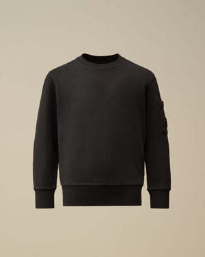U16 diagonal fleece crewneck lens sweatshirt CNF00X LCA69 /40214 C.P.COMPANY 