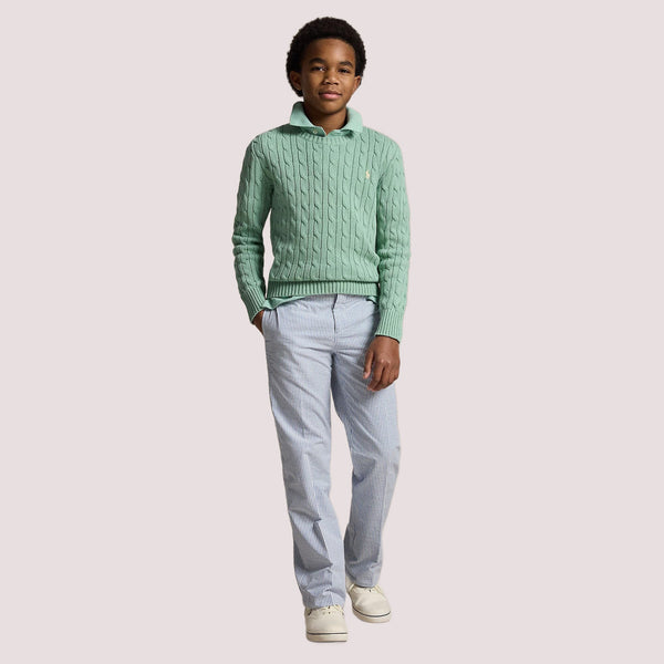 Maglione in cotone a trecce 323702674 /505 POLO RALPH LAUREN 