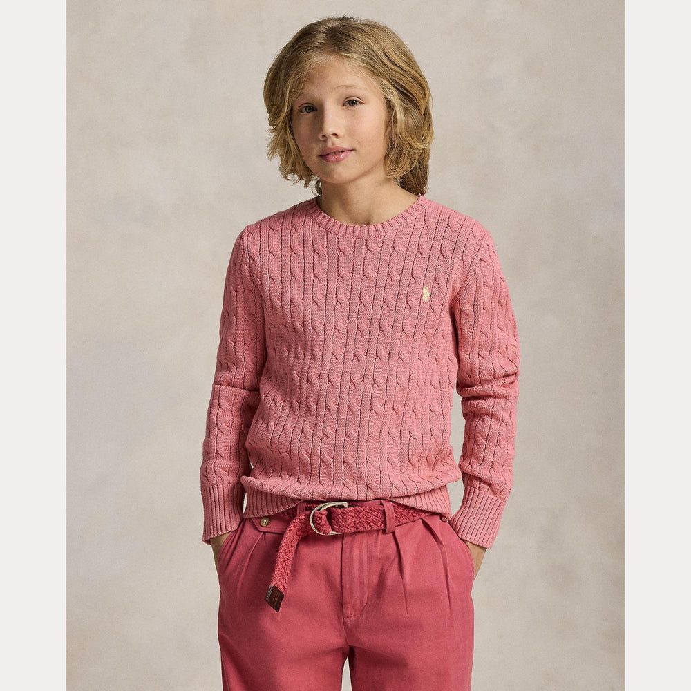 Maglione in cotone a trecce 323702674 /506 POLO RALPH LAUREN 