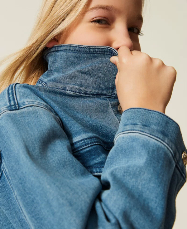 Giacca cropped in jeans 261GJ2080 /3451 TWINSET 