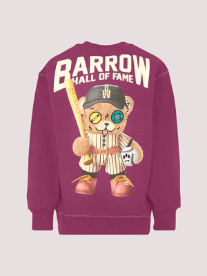 Felpa girocollo con stampe F5BKJUSW082 /252 BARROW KIDS 