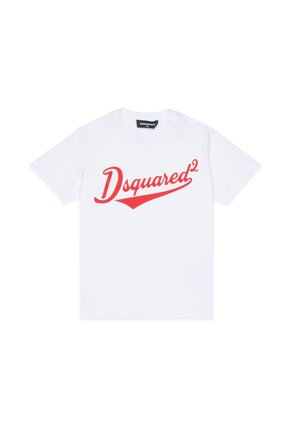 T-shirt girocollo con logo stampato DQ3171 D0ACD /DQ100 DSQUARED2 JUNIOR 