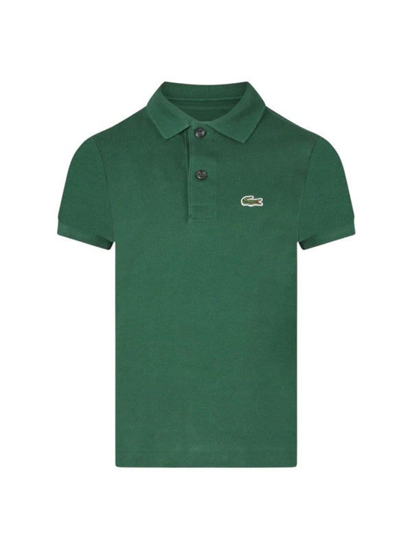 Polo bambino in cotone piqué a maniche corte