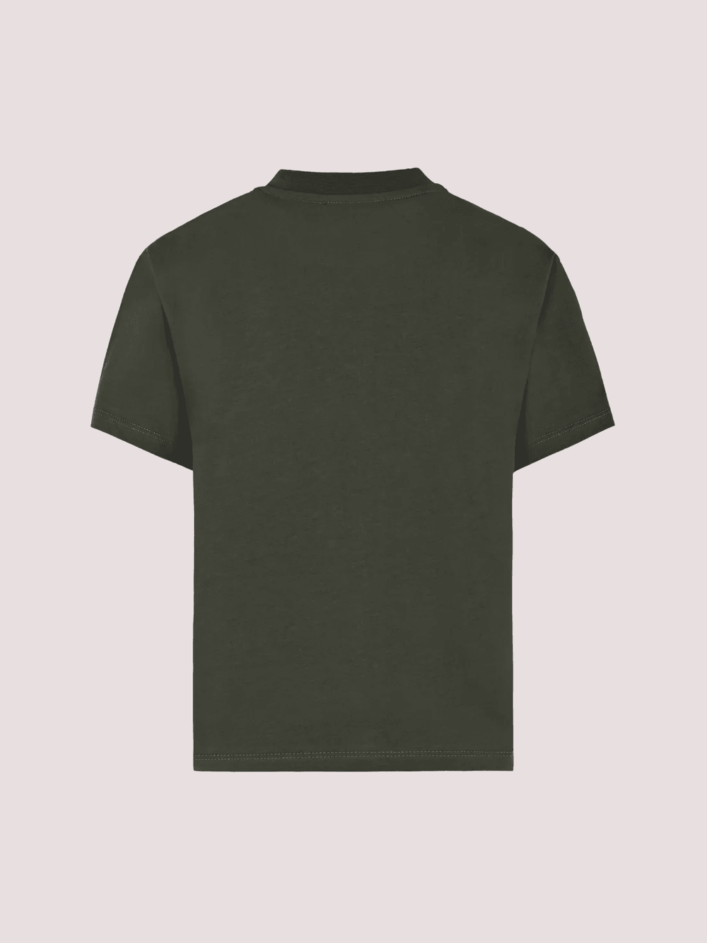 T-shirt verde per bambini con logo ricamato BX8P51 Z3186 /762NE BALMAIN 
