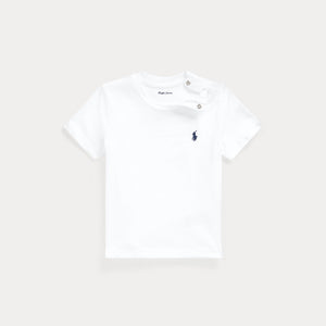 T-shirt in jersey di cotone con scollo a girocollo 320832904 /033 POLO RALPH LAUREN 