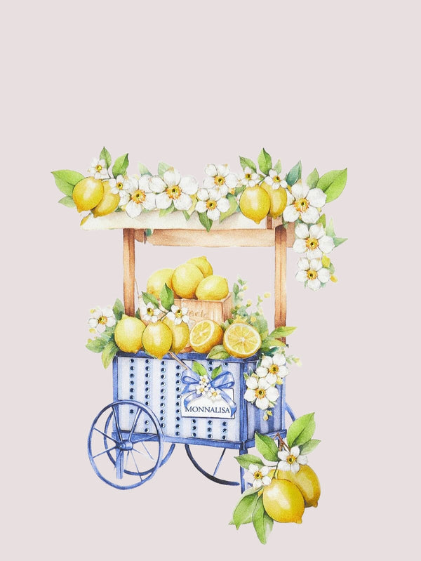 T-Shirt Carretto Limoni 11G624 7201 /99 MONNALISA 