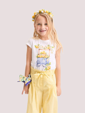 T-Shirt Carretto Limoni 11G624 7201 /99 MONNALISA 