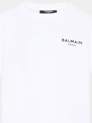 T-shirt con logo BY8R31 Z3672 /100NE BALMAIN 