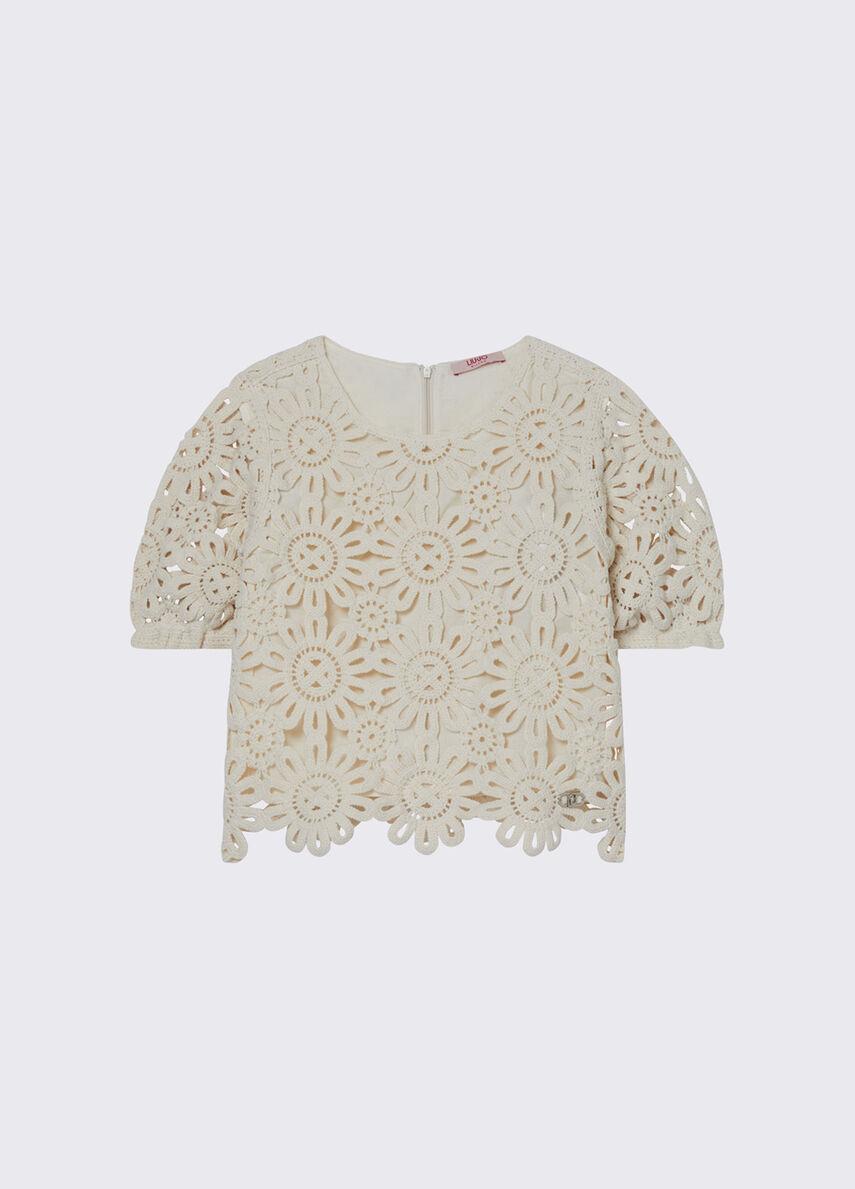 Top in macramè GA6058 MA051 /60924 LIU JO 