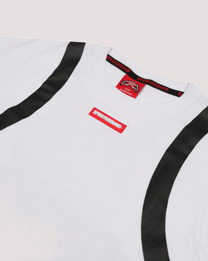 Wonderful mind bear bacpack regular t-shirt SPY1401 /WHITE SPRAYGROUND 