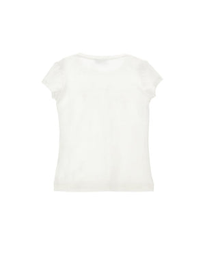 T-shirt logo e fiorellini I1G613 7201 /1 PHILOSOPHY KIDS 