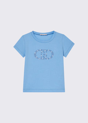 T-shirt con ricami gioiello KA6017 JS003 /44121 LIU JO 