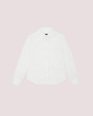 Camicia in popeline con ricamo aquila a tono 8N4CJ0 1N06Z /100 EMPORIO ARMANI 