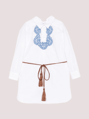 Abito con ricami Z1G901 7116 /9956 ERMANNO SCERVINO KIDS 