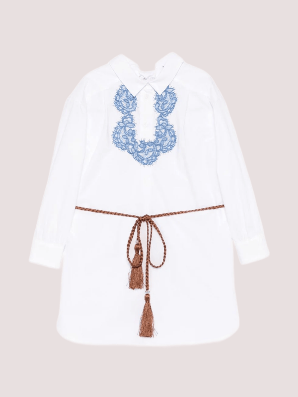 Abito con ricami Z1G901 7116 /9956 ERMANNO SCERVINO KIDS 