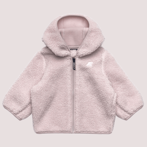 Ecopelliccia Janne rosa per neonato con logo K41478W /B3H KWAY 