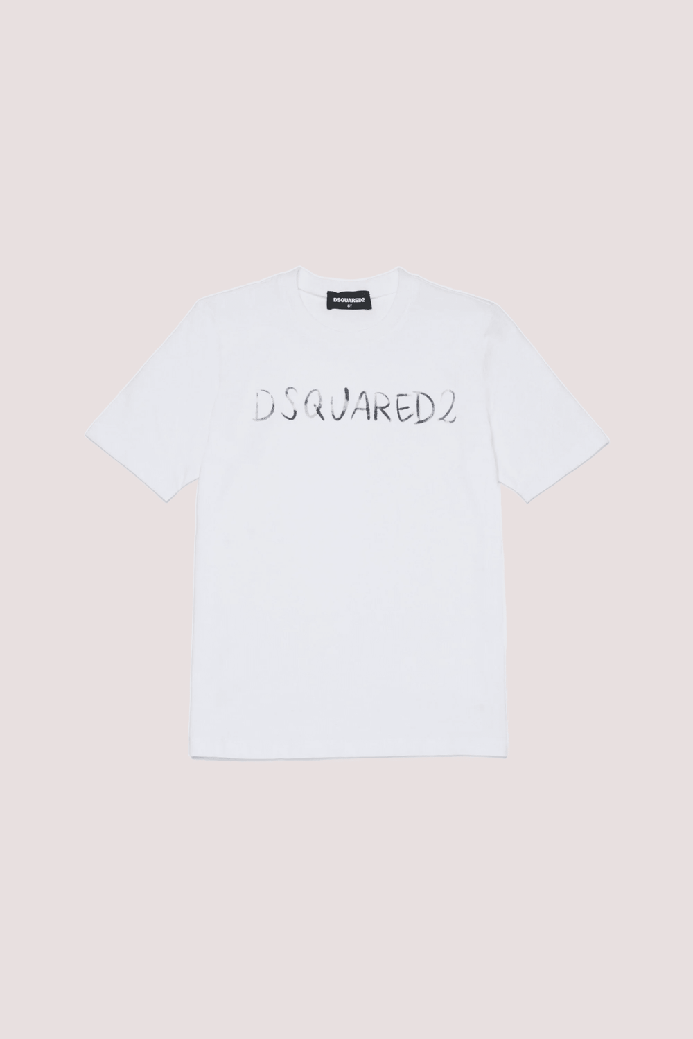 T-shirt girocollo con logo DQ3158 D0AGP /DQ100 DSQUARED2 JUNIOR 