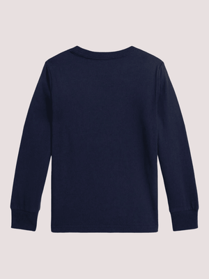 T-shirt per bambino Polo Ralph Lauren Kids blu con stampa Polo Bear 322981177 /1 POLO RALPH LAUREN 