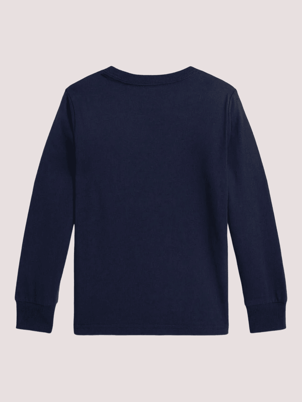 T-shirt per bambino Polo Ralph Lauren Kids blu con stampa Polo Bear 322981177 /1 POLO RALPH LAUREN 