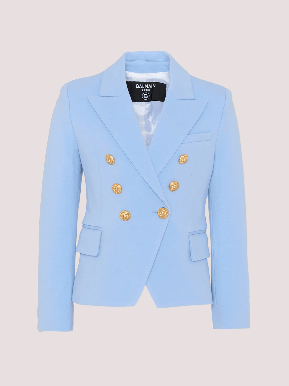 Giacca doppiopetto con bottoni dorati BY2A64 J0371 /652 BALMAIN 