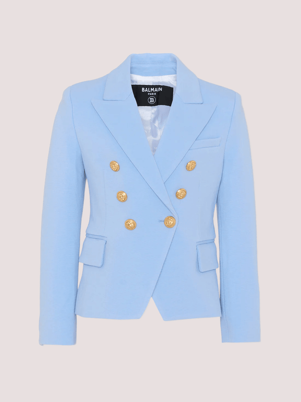 Giacca doppiopetto con bottoni dorati BY2A64 J0371 /652 BALMAIN 